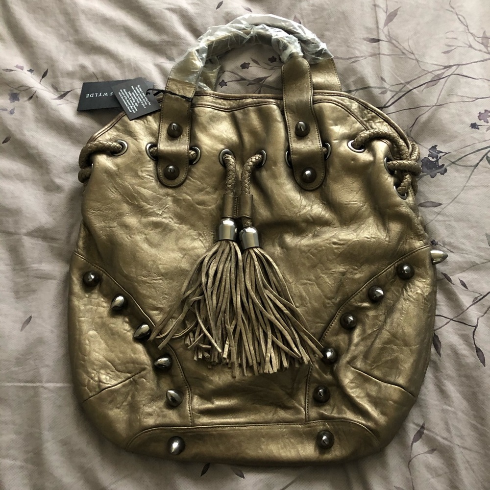 thomas wylde cleopatra tassel tote bag